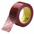 Bsc Preferred 2'' x 110 yds. Clear 3M 3779 Pre-Printed Carton Sealing Tape, 6PK T90237796PK